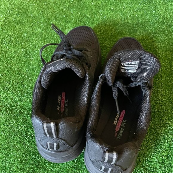 Skechers Work Relaxed Fit D'Lux Walker Memory Foam Ultra-Lightweight Shoes 8 - Picture 10 of 12